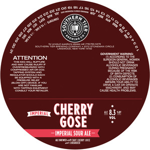 Southern Tier Brewing Co Imperial Cherry Gose