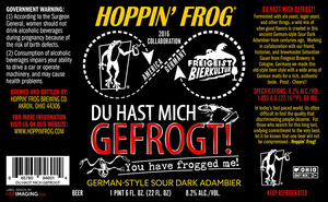 Hoppin' Frog Du Hast Mich Gefrogt January 2017