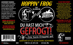 Hoppin' Frog Du Hast Mich Gefrogt