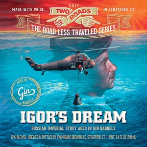 Two Roads Igor's Dream Aged In Gin Barrels