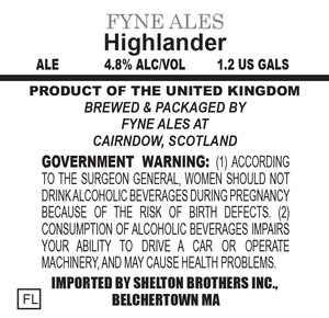 Fyne Ales Highlander January 2017