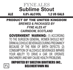 Fyne Ales Sublime Stout