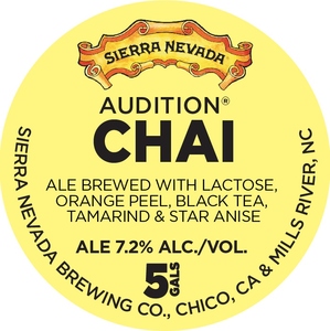 Sierra Nevada Audition Chai