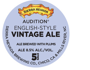 Sierra Nevada Audition English-style Vintage Ale