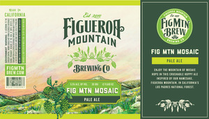 Figueroa Mountain Brewing Co Fig Mtn Mosaic February 2017