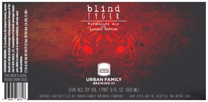 Urban Family Brewing Company Blind Tyger January 2017