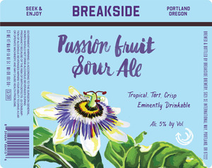 Breakside Brewery Passionfruit Sour January 2017