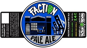 Faction Brewing Pale Ale January 2017
