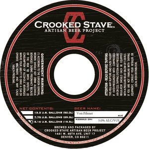 Crooked Stave Artisan Beer Project Von Pilsner