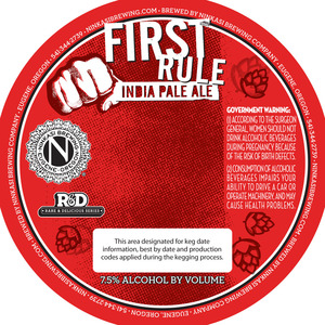 Ninkasi Brewery, LLC First Rule January 2017