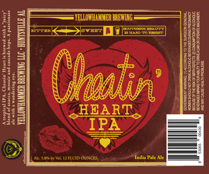 Yellowhammer Brewing Cheatin' Heart February 2017