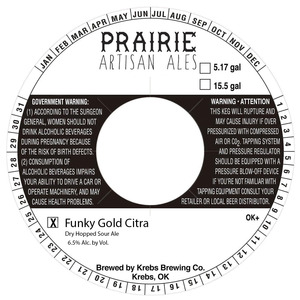 Prairie Artisan Ales Funky Gold Citra January 2017