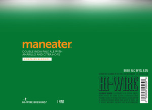 Hi-wire Brewing Maneater Double India Pale Ale