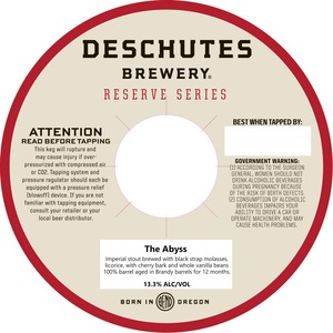 Deschutes Brewery The Abyss