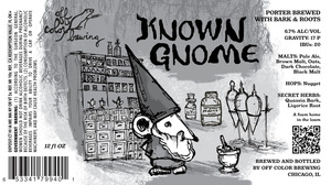 Off Color Brewing Known Gnome January 2017