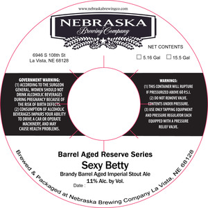 Nebraska Brewing Company Sexy Betty