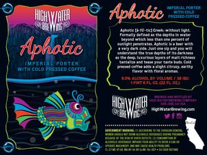 High Water Brewing Aphotic