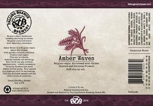 Amber Waves Belgian Ale January 2017