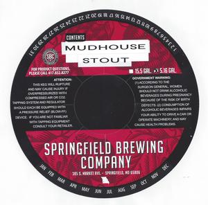 Springfield Brewing Company Mudhouse Stout (keg Collar) January 2017