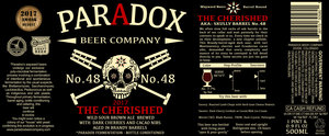 Paradox Beer Company The Cherished January 2017