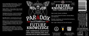 Paradox Beer Company Future Knowledge