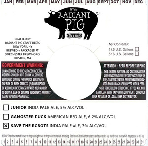 Radiant Pig Craft Beers Save The Robots
