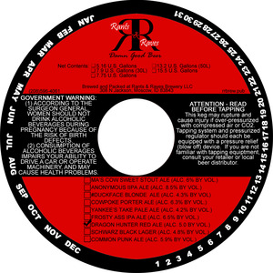 Dragon Hunter Red Ale January 2017