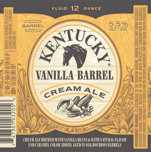 Alltech's Lexington Brewing Co. Kentucky Vanilla Barrel Cream Ale