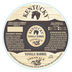 Alltech's Lexington Brewing Co. Kentucky Vanilla Barrel Cream Ale