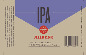 Ardent IPA January 2017