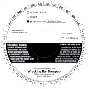 Sea Shanty Gose January 2017