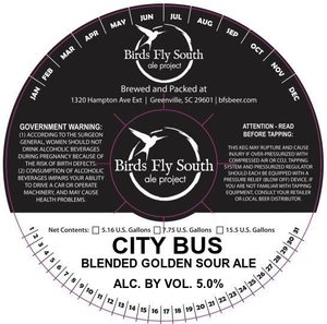 Birds Fly South Ale Project City Bus