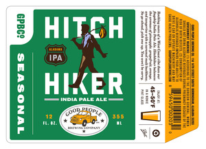 Good People Brewing Company Hitchhiker India Pale Ale