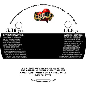 Mother's Brewing Company American Whiskey Barrel Milf