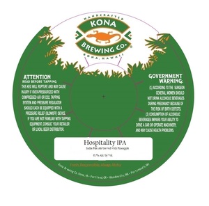 Kona Brewing Co. Hospitality IPA