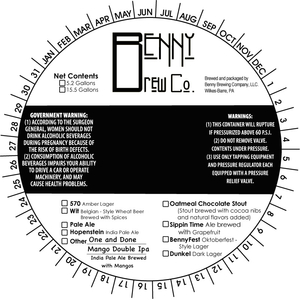 One And Done Mango Double IPA January 2017