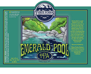 Emerald Pool Ipa Emerald Pool IPA January 2017