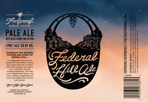 Foolproof Brewing Company Federal Hill Ale February 2017