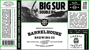 Barrelhouse Brewing Co. Big Sur