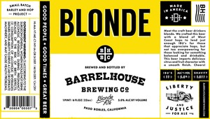 Barrelhouse Brewing Co. Blonde