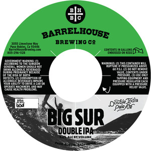 Barrelhouse Brewing Co. Big Sur January 2017