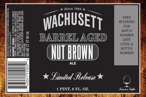 Wachusett Barrel Aged Nut Brown February 2017