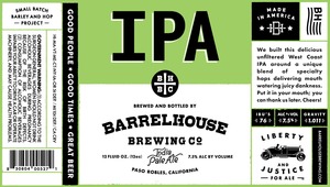 Barrelhouse Brewing Co. IPA