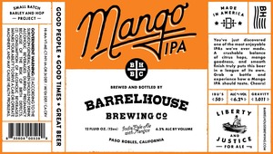 Barrelhouse Brewing Co. Mango IPA