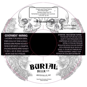 Burial Beer Co. Ferraris And Floral Fabrics