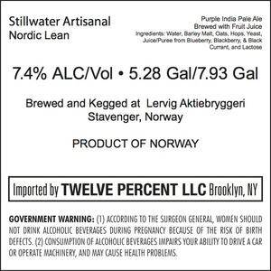 Stillwater Artisanal Nordic Lean January 2017