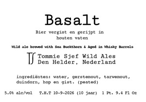 Tommi Sjef Wild Ales Basalt