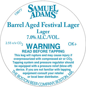 Samuel Adams Barrel-aged Festival Lager February 2017