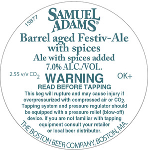 Samuel Adams Barrel Aged Festiv-ale With Spices