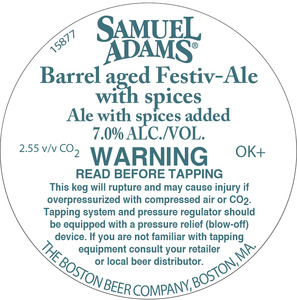 Samuel Adams Barrel Aged Festiv-ale With Spices